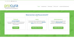 Desktop Screenshot of procura.be