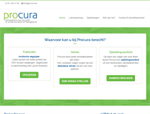 Tablet Screenshot of procura.be